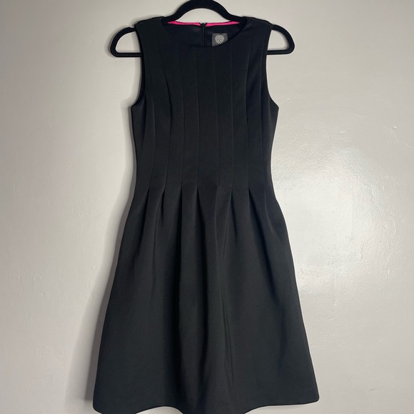 Robe Vince Camuto Manches Longues Noir Et Argent - Taille 2 Neuf Avec étiquettes